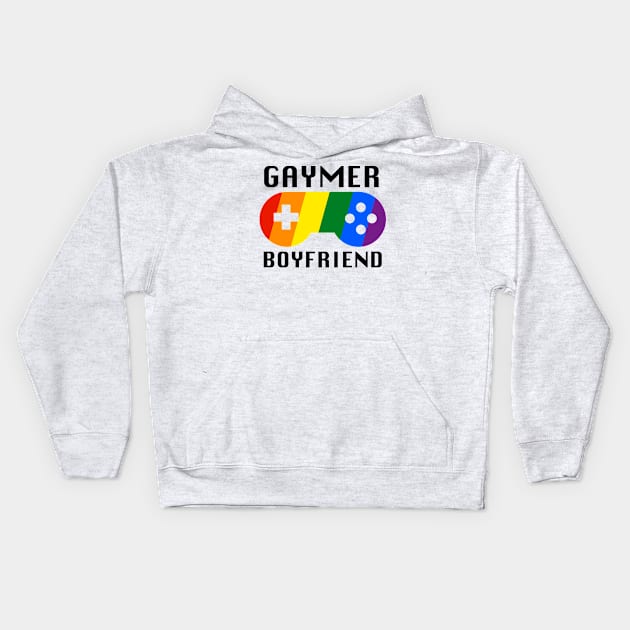 Gaymer Boyfriend Kids Hoodie by Everydaydesigns